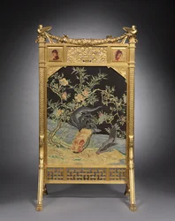 ファイヤースクリーン、ヘルターブラザーズ、c.1878-1880