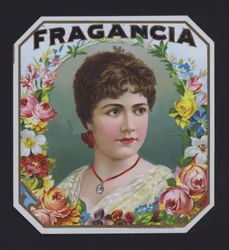 Fragancia、葉巻ラベル (クロモリト)