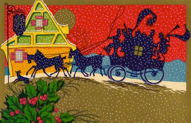 クリスマス・イブの馬車