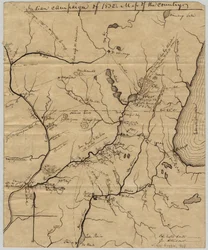 1832年のインドのキャンペーン：1832年の国の地図