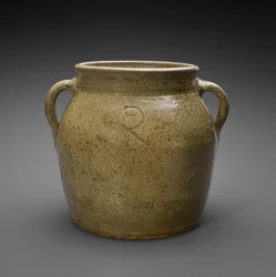 ジャー、c。 1865-1900（アルカリ性およびすべり釉石器）