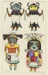 カウ、ムズリビ、レンヤ（カラーリトグラフ）