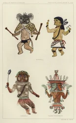 カウィコリ、チウィコリ、タカブ（ナアクタジ）（カラーリトグラフ）