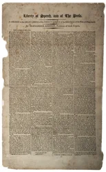 言論の自由と報道の自由、1799年1月