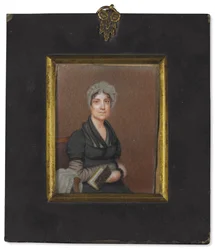 Maria Bowne Osgood、1789年頃（象牙にc付き）