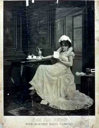 Miss Ada Rehan with Augustin Dalys Company」（リトグラフ
