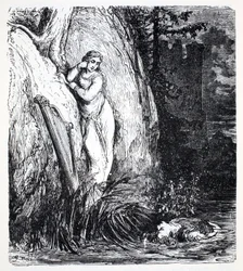ニクス、ワールドガイドからノーム、妖精、エルフ、その他の小さな人々までThomas Keightley（1789-1872）発行1880、（BW Engraving）