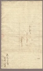 4ページ目、アビゲイル・アダムズからジョン・アダムズへの手紙、1776年3月31日～4月5日（紙にインク