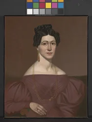 Retrato de Eliza C. Ayres (óleo sobre tela)