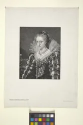 Jacquelin De Cordesin muotokuva (muste)