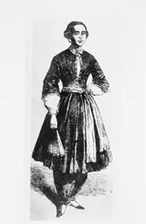 アメリア・ブルマーの肖像（1818-94）c.1850