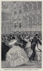 アカデミー・オブ・ミュージックでのプリンス・オブ・ウェールズ・ボール(リトグラフ)