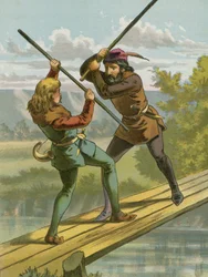 リトルジョンとのロビンフッド戦闘