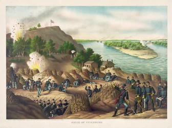Siege of Vicksburg--Surrender, July 4, 1863, pub.1888.