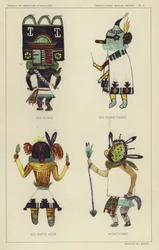 シオ・フミス、シオ・フミス・タアム、シオ・アバトック・ホーヤ、ウーウヨモ（カラーリトグラフ）