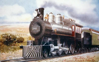 ケイティ・フライヤー」、ミズーリ州、1920年頃（カラーリトグラフ）