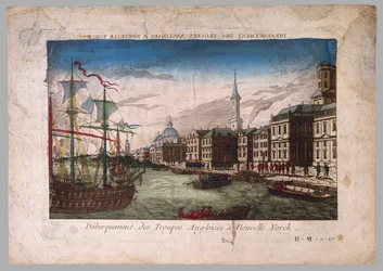 1776年にニューヨークにイギリス軍が上陸