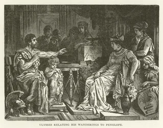 彼の放浪をペネロペに関連付けたユリシーズ