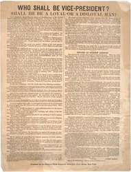 誰が副大統領になりますか？ジョージペンドルトン対アンドリュージョンソン（1864選挙）、1864