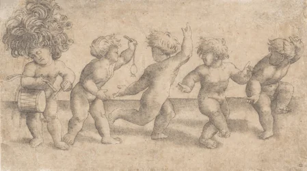 Five Dancing Putti,.n.d.