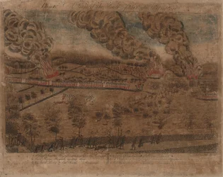 レキシントンとコンコードの戦い: プレート I、レキシントンの戦い、1775 年 4 月 19 日。プレート II、コンコードの町の眺め。 プレート III: コンコードのサウスブリッジでの婚約。 プレート IV: レキシントン南部の眺め。