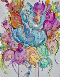 幻想的な花の夢