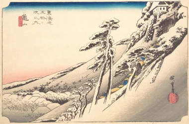 雪の後の晴天、19 世紀。