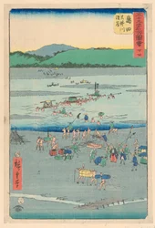 東海道五十三次 島田