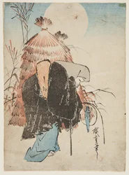 フォックストラップ（カラー木版画