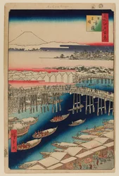 雪の後の日本橋