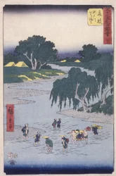 藤枝23合目（色木版画）