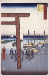 Estação 42, Miya (impressão colorida em xilogravura)
