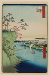 鴻之台と利根川の眺め