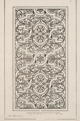パルテールのデザイン（「庭園計画劇場」1652年刊より）（彫刻