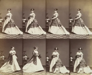ルイーズ・アビドン、1866年。