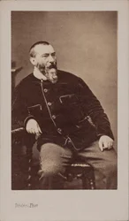アルフォンス・カーの肖像 1808-1890。