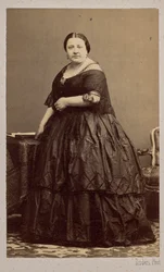 オペラ歌手マリエッタ・アルボーニの肖像 1826-1894 , 1862.
