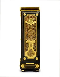 ルイ14世プチアモワーズ、c.1700-10（オルモル、真ちゅう、べっ甲、黒檀、寄木細工）