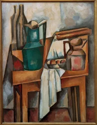 テーブルでの静物