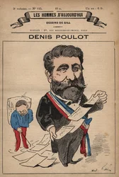 アンドレ・ギル（1840-85）の「今日の人々」（1779-1880年）より、ドゥニ・プーロ（1832-1905年）の漫画。