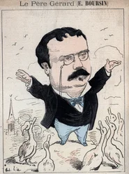 Elphege Boursin (1836-1891) ジャーナリスト、政治エッセイスト、文学者、歴史家 - Andre Gillによるパリの「Les Hommes d