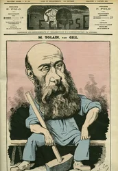 フランスの彫刻家・政治家であるHenri Louis Tolain (1828-1897)の肖像。1月9日付ギル社「L
