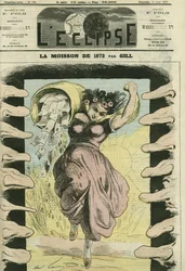 1872年の収穫、フランスがプロイセンに支払わなければならなかった50億フランにちなんで。8月11日付ジルの「L