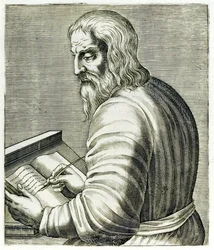 真の肖像画からのトレビゾンドのジョージ？ AndréThévetによって1594年に出版