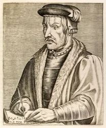 Heinrich Cornelius Agrippa、「True Portraits」からAndréThévet著、1584年に出版