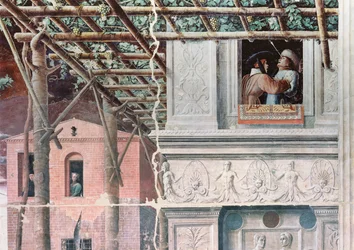 聖クリストファーの殉教」1450年～56年頃（フレスコ画