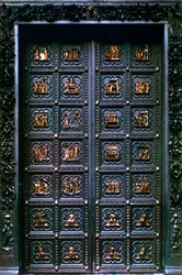 サンジョヴァンニ洗礼堂の南扉、1336年