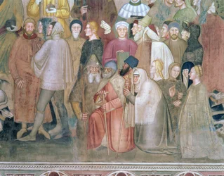 1369年頃のスペインのチャペルの教会の過激派と凱旋