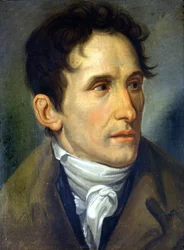 アッピアニによるカノーヴァ（1757-1822）の肖像。ミラノ城博物館
