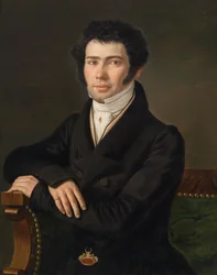 Gaspari Spontini (1774-1851)、オペラ作曲家、ベルリンの総合音楽監督の肖像